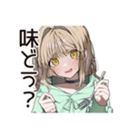 ゆるパーカーちゃんの料理（個別スタンプ：21）