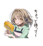 ゆるパーカーちゃんの料理（個別スタンプ：23）