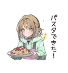ゆるパーカーちゃんの料理（個別スタンプ：38）