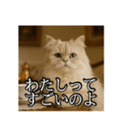 ちょっと上からな猫（個別スタンプ：31）