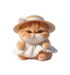 旅行服を着た子猫（NT） v.3（個別スタンプ：1）