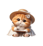 旅行服を着た子猫（NT） v.3（個別スタンプ：5）