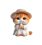 旅行服を着た子猫（NT） v.3（個別スタンプ：6）