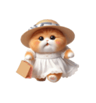 旅行服を着た子猫（NT） v.3（個別スタンプ：7）