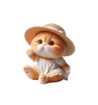 旅行服を着た子猫（NT） v.3（個別スタンプ：14）