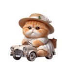旅行服を着た子猫（NT） v.3（個別スタンプ：15）