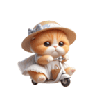 旅行服を着た子猫（NT） v.3（個別スタンプ：16）