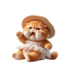 旅行服を着た子猫（NT） v.3（個別スタンプ：17）