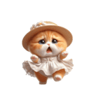 旅行服を着た子猫（NT） v.3（個別スタンプ：18）