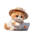 旅行服を着た子猫（NT） v.3（個別スタンプ：19）