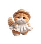 旅行服を着た子猫（NT） v.3（個別スタンプ：24）