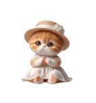 旅行服を着た子猫（NT） v.3（個別スタンプ：25）