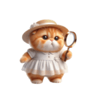 旅行服を着た子猫（NT） v.3（個別スタンプ：33）