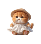 旅行服を着た子猫（NT） v.3（個別スタンプ：34）