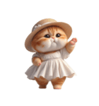 旅行服を着た子猫（NT） v.3（個別スタンプ：35）