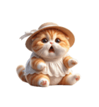 旅行服を着た子猫（NT） v.3（個別スタンプ：36）