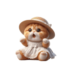 旅行服を着た子猫（NT） v.3（個別スタンプ：40）