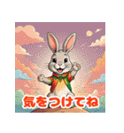 使える！レゲエのウサギ_日本語（個別スタンプ：25）