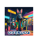使える！レゲエのウサギ_日本語（個別スタンプ：27）