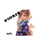 浴衣の【byたん】（個別スタンプ：9）