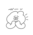 なんとなく伝わる無気力動物（うさぎ）（個別スタンプ：1）