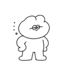 なんとなく伝わる無気力動物（うさぎ）（個別スタンプ：12）