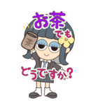 【予定】ハピチャラガール☆3（個別スタンプ：3）