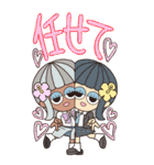 【予定】ハピチャラガール☆3（個別スタンプ：19）