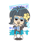 【予定】ハピチャラガール☆3（個別スタンプ：27）
