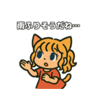 猫耳ガールのリアクションスタンプ（初夏）（個別スタンプ：12）
