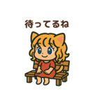 猫耳ガールのリアクションスタンプ（初夏）（個別スタンプ：18）