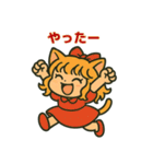 猫耳ガールのリアクションスタンプ（初夏）（個別スタンプ：19）