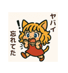 猫耳ガールのリアクションスタンプ（初夏）（個別スタンプ：28）