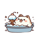 お風呂猫 疑問,（個別スタンプ：12）