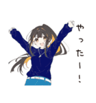 孤独居酒屋女子のひとり飲み（個別スタンプ：21）