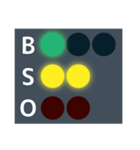 便利な野球の光るBSOカウントボードセット（個別スタンプ：10）