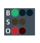 便利な野球の光るBSOカウントボードセット（個別スタンプ：14）