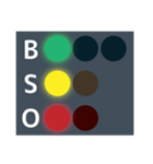 便利な野球の光るBSOカウントボードセット（個別スタンプ：19）