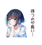 空っぽ冷蔵庫★デリバリー女子（個別スタンプ：26）