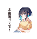 空っぽ冷蔵庫★デリバリー女子（個別スタンプ：27）