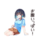空っぽ冷蔵庫★デリバリー女子（個別スタンプ：36）