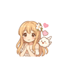 ゆるふわ天使ミカちゃん♡2（個別スタンプ：4）