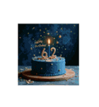 動く！お祝い誕生日ケーキ(49～72才用)（個別スタンプ：14）