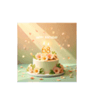 動く！お祝い誕生日ケーキ(49～72才用)（個別スタンプ：20）
