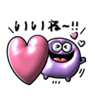 夏のカラフル♡ぷっくりモンスター（個別スタンプ：28）