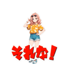 考えるな！感じろ！夏！サマー！！（個別スタンプ：13）