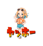 考えるな！感じろ！夏！サマー！！（個別スタンプ：21）