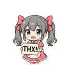 メルフィ：ピンクメイドスタンプ Vol.1（個別スタンプ：13）