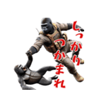 ゴリラ×アクションスター！3Dリアル！（個別スタンプ：36）