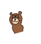 カートゥーンっぽい動物達のスタンプ（個別スタンプ：3）